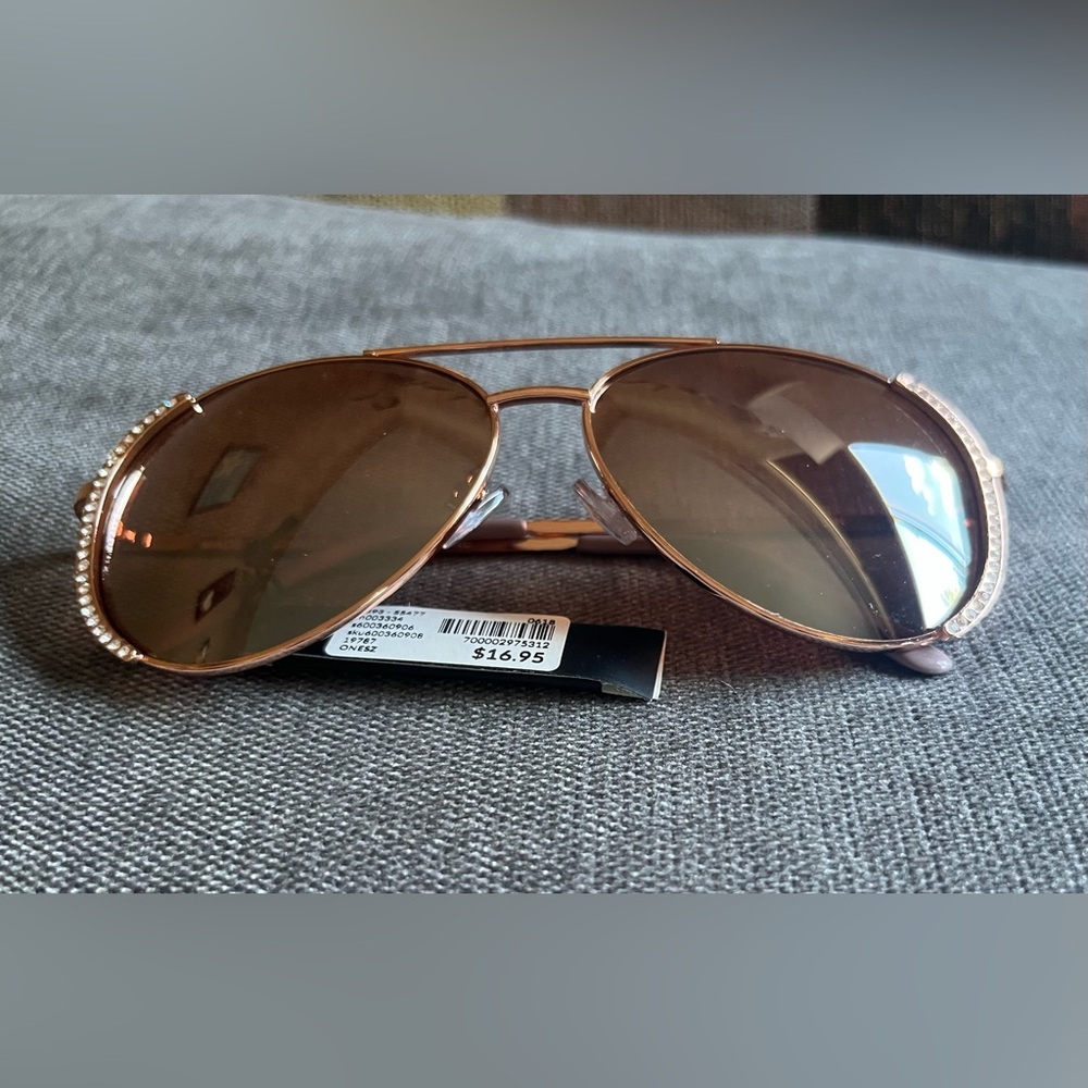 Stylish Bling Aviator Sunglasses